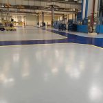 دهان أكريليك أرضيات خرسانية صناعية