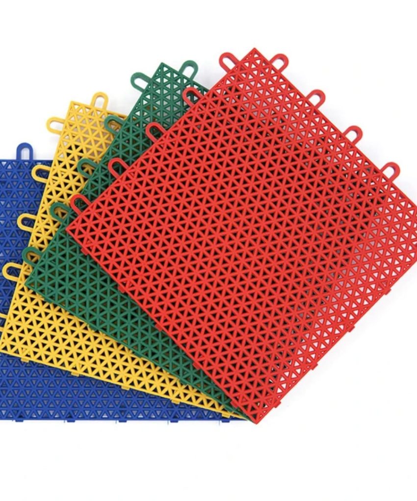 بلاطات بولى بروبلين ارضيات عملية مضادة للانزلاق – سهلة التركيب والفك للاستخدام الداخلى والخارجى