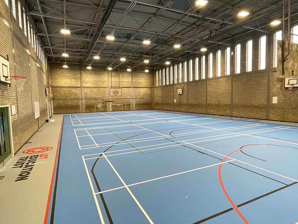 ارضيات PU رياضية عالية الأداء للملاعب